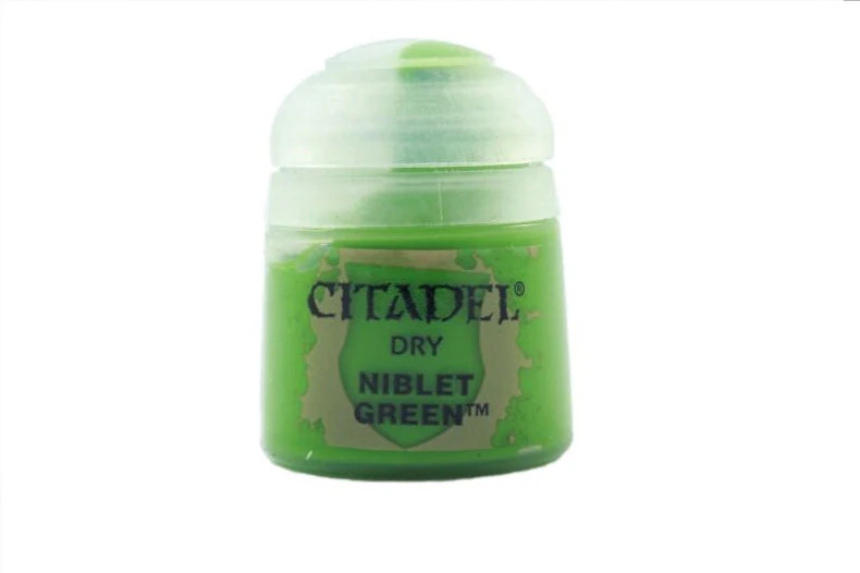 Warhammer 40k Citadel Dry Niblet Green Acryl Modellbau Farbe