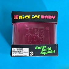 NeeDoh Nice Ice Baby Mini Cube. Squeeze Fidget Toy for Stress  Anxiety Relief