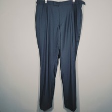 BNWOT NEW CHARLES TYRWHITT TROUSERS W36 L32 BLACK CLASSIC TUXEDO WOOL DB80