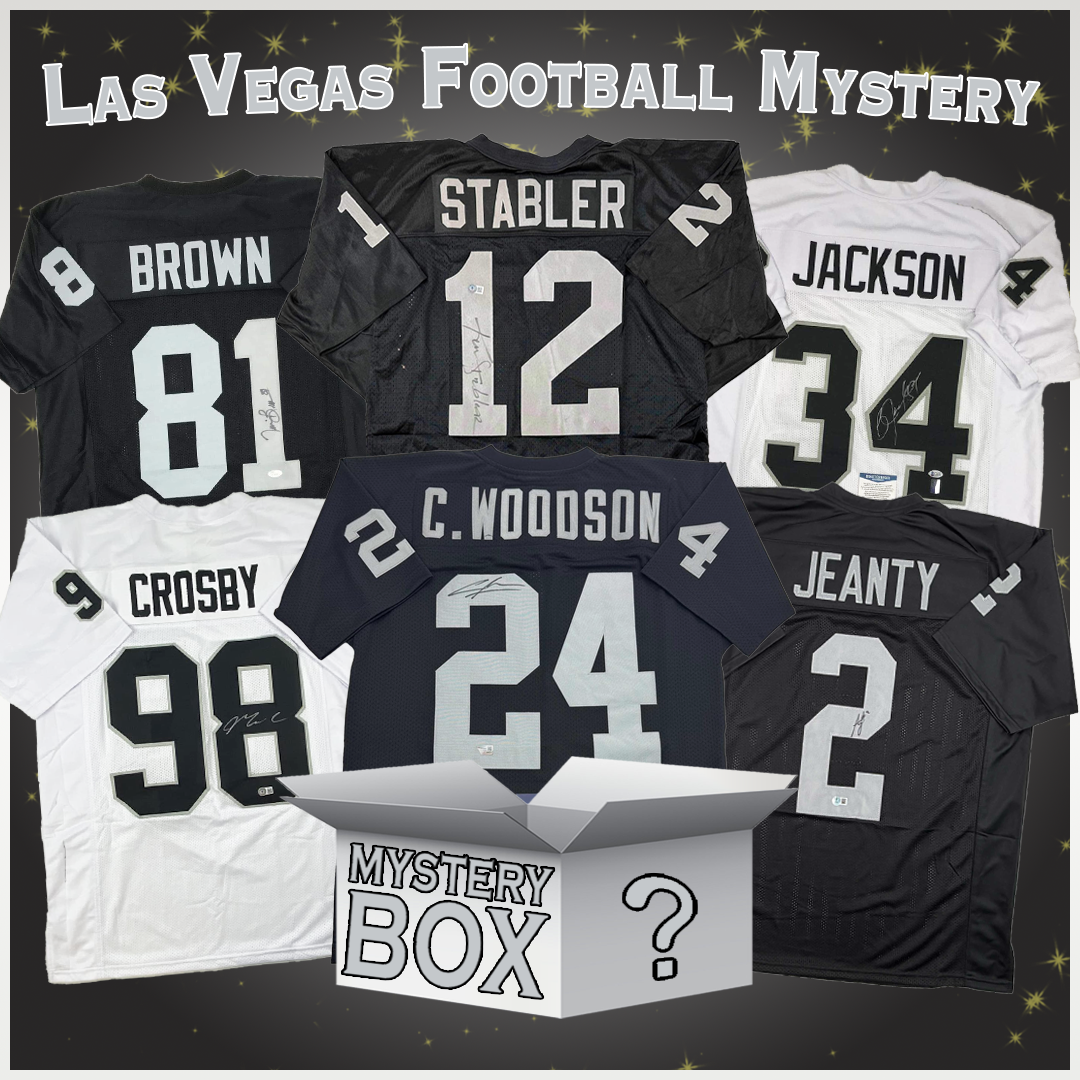 Mystery Box Autographed Signed Las Vegas Raiders / Oakland Las Vegas Football Jersey PSA JSA BAS COA 