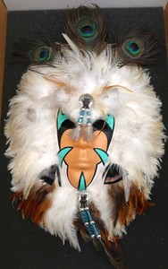 VTG RW Adamson Native American Medicine Man Mask Hand Made Art The Creator
