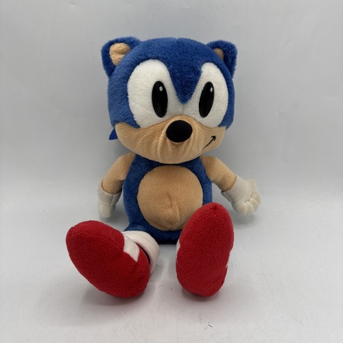 Sega Sonic The Hedgehog Blue Stuffed Plush Toy 14" Vintage Caltoy 1993