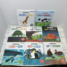 Eric Carle Smart Pad Book Lot of 8 Hardcovers Learn Opposites Read  Play