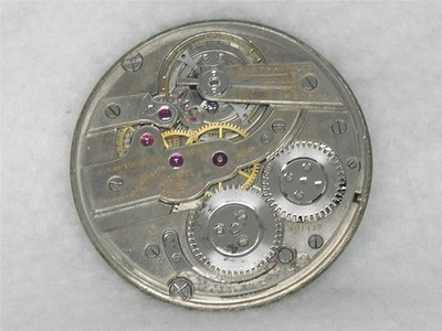 VERY RARE 40MM VACHERON & CONSTANTIN 18 JEWEL POCKET WATCH MOVEMENT & DIAL, RUNS