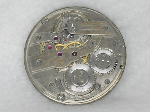 VERY RARE 40MM VACHERON & CONSTANTIN 18 JEWEL POCKET WATCH MOVEMENT & DIAL, RUNS