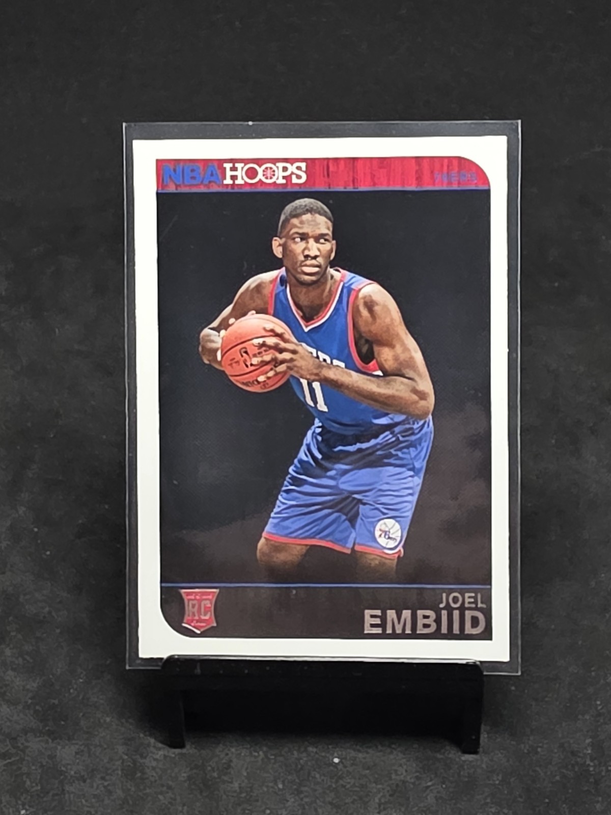 2014-15 Panini NBA Hoops Joel Embiid Rookie Card #263 Philadelphia 76ers