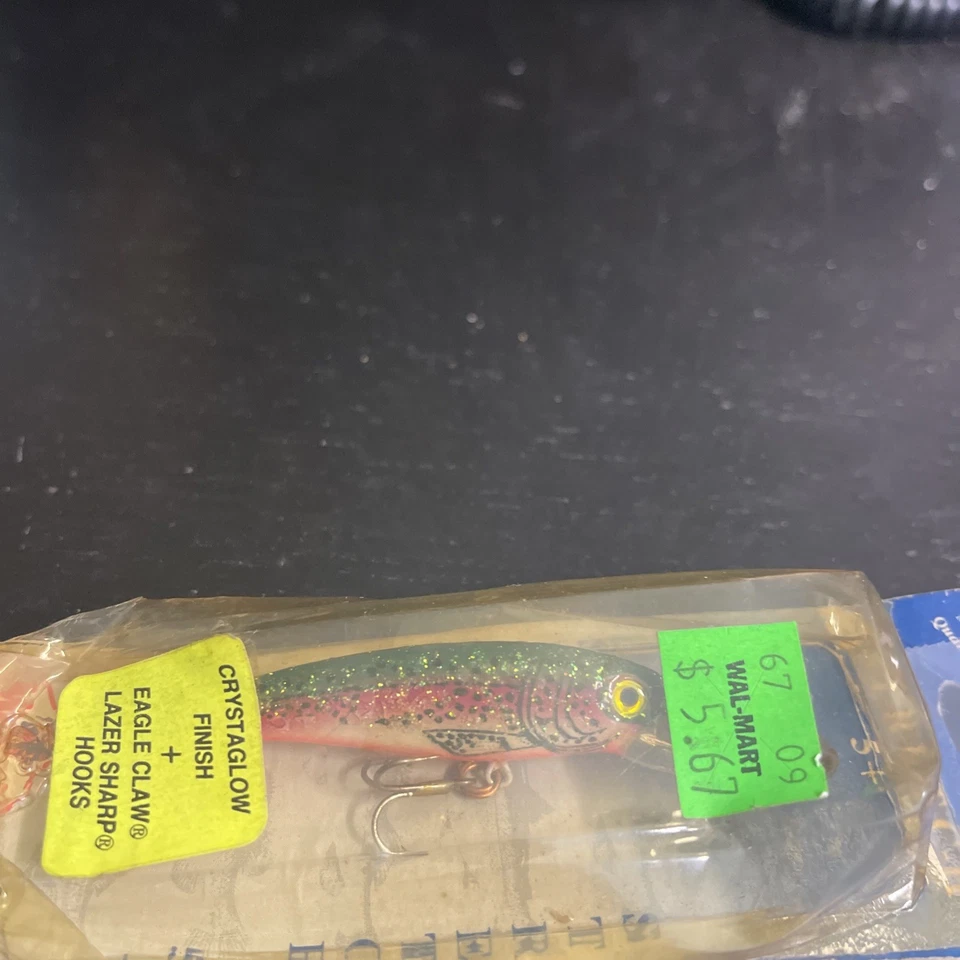 Manns Stretch 5+ Rainbow Trout Crankbait Fishing Lure, 2 3/4" NOS - Image 2 of 4