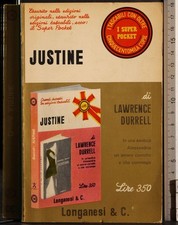 LIBRI POCKET. JUSTINE. LAWRENCE DURRELL. LONGANESI & C.