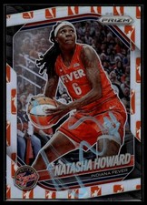 2025 Panini Prizm WNBA #54 Natasha Howard WNBA Logo Prizms Signed Card Auto IP