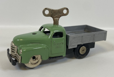 【送料込】Schuco VM NewBeetle ヴィンテージ Vintage Schuco Varianto Lasto 3042 Green W Key Wind Up Diecast Car