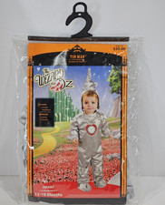 Tin Man Romper Wizard of Oz Dress Up Halloween Baby Toddler 12-18 Months Costume