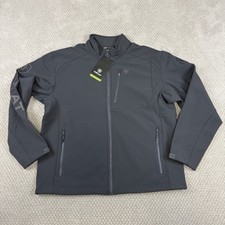 NWT ARIAT Softshell 2.0 Logo Men  s XL Phantom Jacket Full Zip Fleece Embroidered