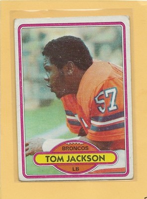 TOM JACKSON - 1980 Topps - #323 - Broncos - Comb. Shipping