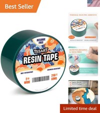 Green Silicone Epoxy Release Tape - High Heat Resistant, 2 Inch Wide, 216FT