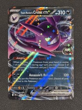 Pokemon TCG Team Rocket's Crobat ex 122/182 Destined Rivals Double Rare Holo NM