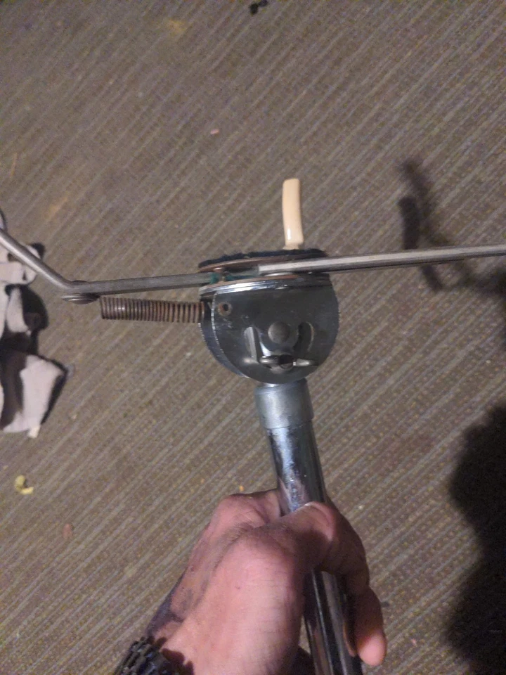 Tambor redoblante Rogers Luxor años 60 5x14 azul brillante perla Foto 3 de 4