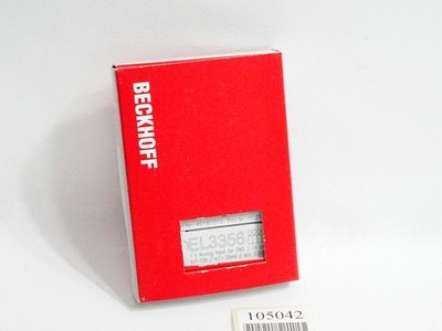 Beckhoff EL3356 Analogue Input Terminal/New Original Packaging