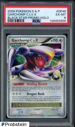 2009 Pokemon D & P Black Star Promo Holo #DP46 Garchomp C LV.X PSA 6