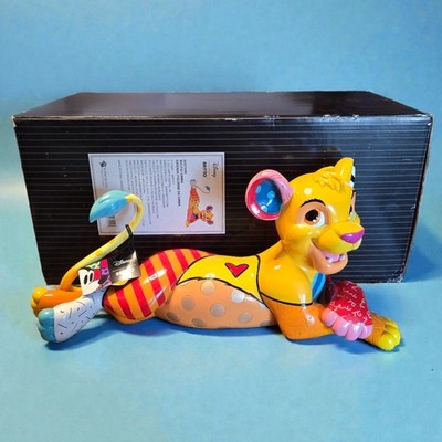 Disney Romero Britto Big Fig Simba Figurine Enesco 15'' The Lion King Pop Art