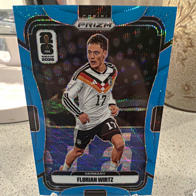 Panini 2026 Prizm FIFA World Cup Florian Wirtz #60 Blue Wave Prizm /225