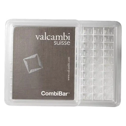 100 x 1 gram Silver Valcambi CombiBar™ (In Assay).999 Fine