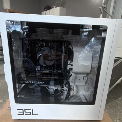 OMEN 35L White Gaming Desktop Tower GeForce RTX 5060 USB Ethernet