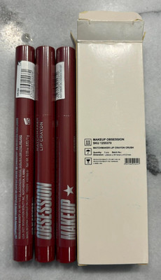 Revolution Makeup Obsession Matchmaker Lip Crayon Crush Lot of 3