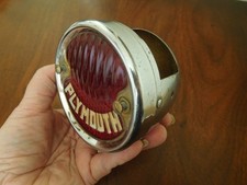 1933 Plymouth Tail Light Factory Original Palo Script Glass Dpcd 1933 Plymouth Tail Light Factory Original Palo Script Glass Dpcd