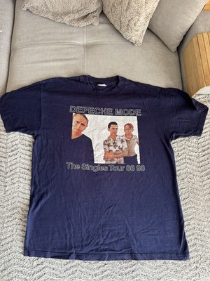 Vintage Depeche Mode The Singles Tour 86-98 XL Band T Shirt 1998 Rock