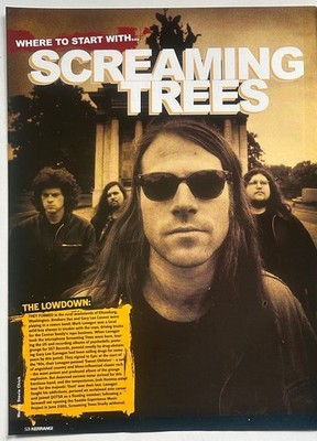 SCREAMING TREES - 2005 full page UK magazine poster MARK LANEGAN