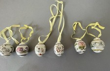 6 X Hutschenreuther Ostereier + 20 mundgeblasene Glaseier Glas Eier Ostern