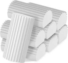 8-Pack Damp Clean Duster Sponge, Sponge Cleaning Brush, for 8, Gray 