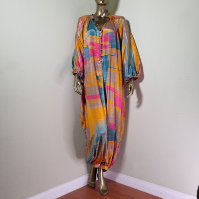 Kantha Bae Jumper, Free Size ~ Lagenlook Artsy POCKETS Colorful Oversize  ~ BOHO