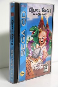 Chuck Rock II Son of Chuck Sega CD CIB - Scratch-Free Disc - Manual + Foam 🌟