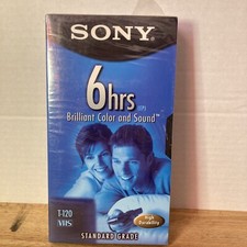 Sony T120VRH Premium Grade VHS Video Tapes