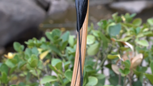 64in. ZhuRan Bamboo 20-50lbs Handmade Laminated Traditional Recurve Bow Long Bow - Video 1 of 1
