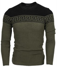 Men's Beautiful Sweater,Italian Style,Fine Cotton,Stretch S to 3XL  .A4.A