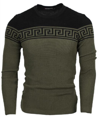 Men's Beautiful Sweater,Italian Style,Fine Cotton,Stretch S to 3XL .A4.A