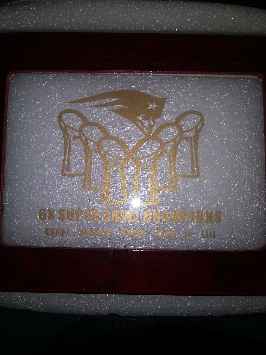 2001-2018 New England Patriots Championship Replica Super Bowl