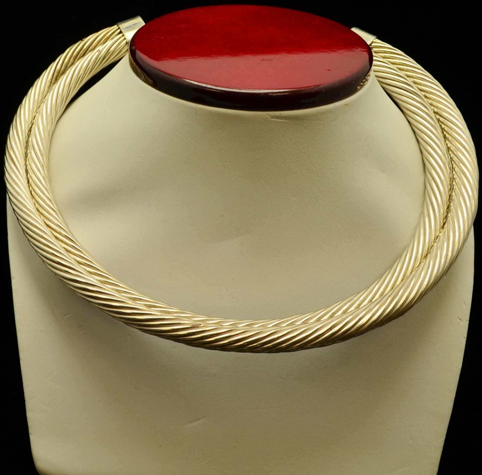 Sterling Silver Unique Solid-Shaped Necklace #FMV… - image 1