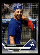 2025 Topps Now Road to Opening Day OD-272 Mookie Betts Los Angeles Dodgers