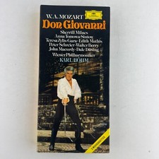 Wolfgang Amadeus Mozart   Don Giovanni 3x Cassette Box Set 3MC 3371-042