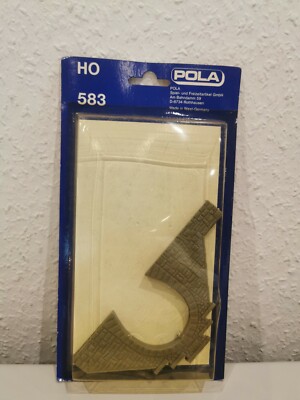 Pola H0 / HO 583  ''2 Tunnelportale'' Bausatz Rarität  5 cm Durchfahrthöhe PKW/LKW