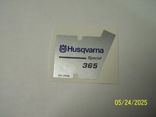 Decalcomania Coperchio Lato Avviamento Speciale Motosega Husqvarna Modello 365