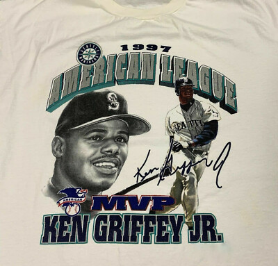 vtg Ken Griffey Jr Men T-shirt White Unisex Tee All Sizes JJ2352