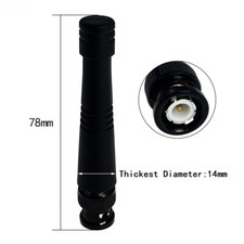 433Mhz/470Mhz/2.4Ghz Antenna with BNC Connector 78mm Straight Rod Transceiver