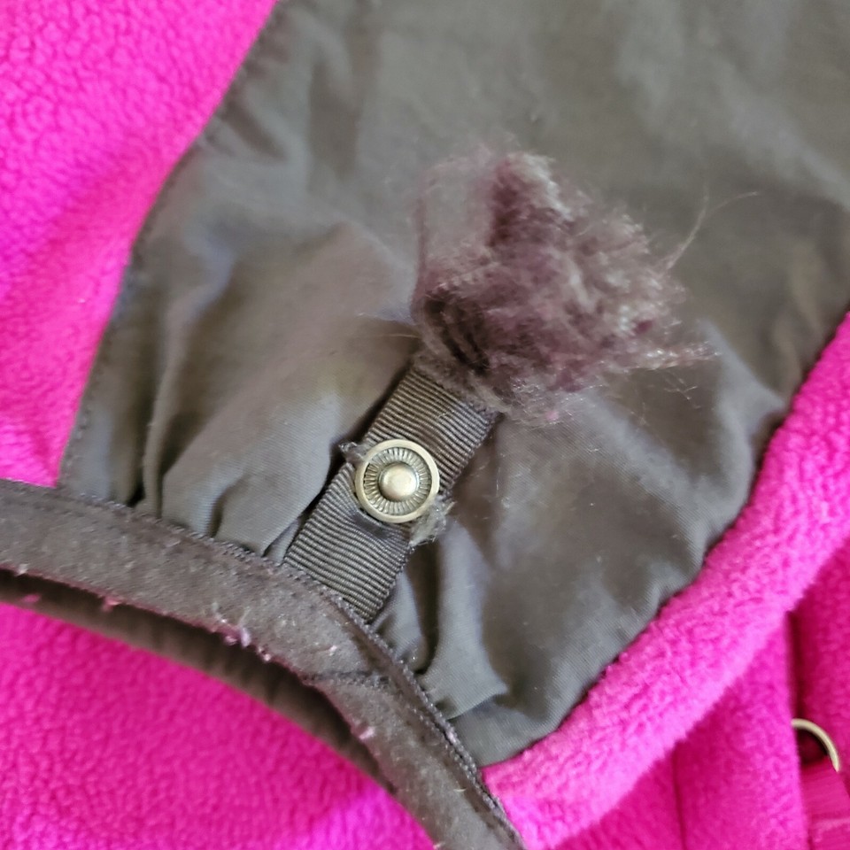 The North Face Jacket Girls XL Pink Grey Full Zip Fleece Hiking eBay