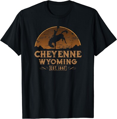 Cheyenne Wyoming WY Rodeo Cowboy Gift Unisex T-Shirt