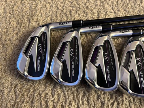 UNUSED Ladies HONMA BERES NX Iron Set of 7 6-11-PW Graphite Flex L Right handed - Picture 3 of 9