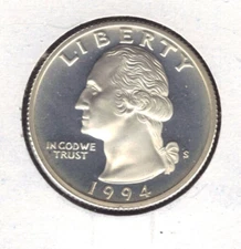 1994-S PROOF WASHINGTON QUQATER